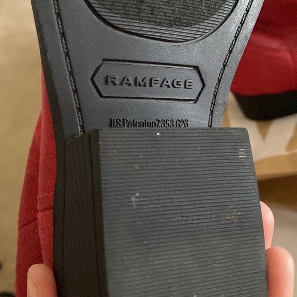 RAMPAGE red boots - Picture 4 of 4